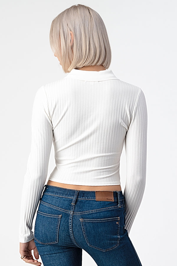 SPIDER WEB LONG SLEEVE POLO