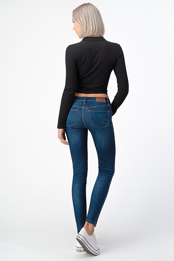 BLACK WIDOW LONG SLEEVE POLO